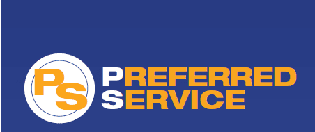 Preferred Service logo. 
