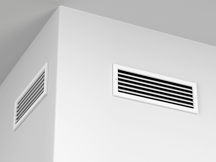 Air vents inside home