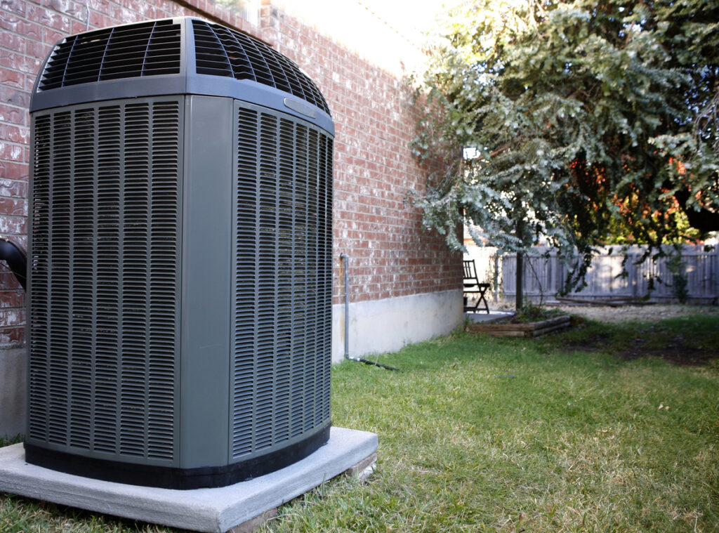 HVAC unit installed outside an Ohio home